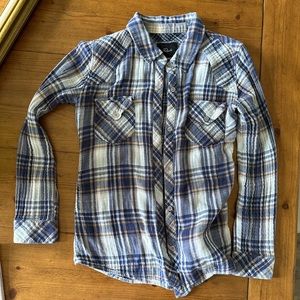 Rails plaid button down